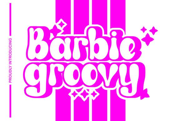 Barbie Groovy: The Perfect Display Font for Handmade Crafts