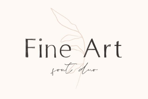 Fine Art Duo: The Premium Display Typeface for Modern Web Design