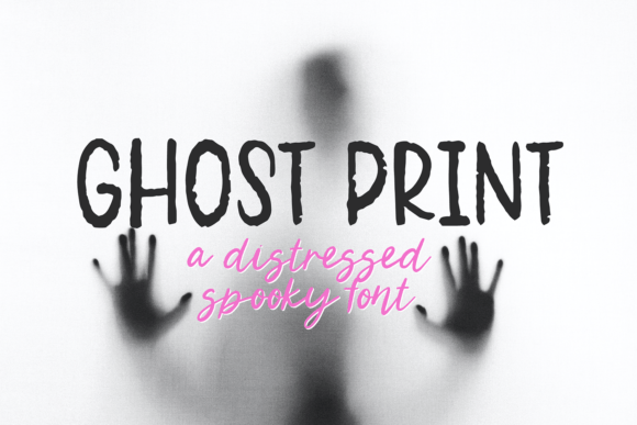 Ghost Print: The Distressed Halloween Typeface for Authentic Branding