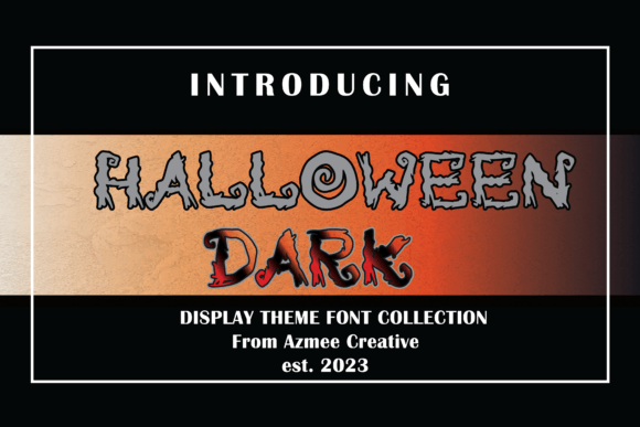 Halloweendark: A Bold Display Typeface for Modern Branding