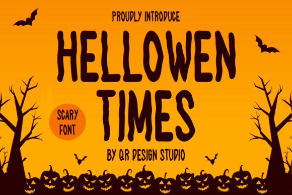 Hellowen Times: The Bold Display Typeface for Campaigns That Pop