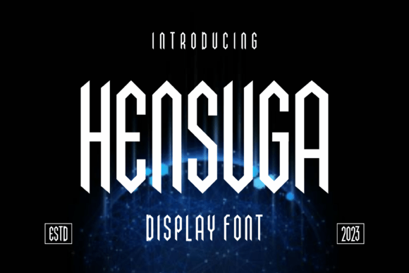 Hensuga: The Display Typeface That Elevates Your Campaign Visuals