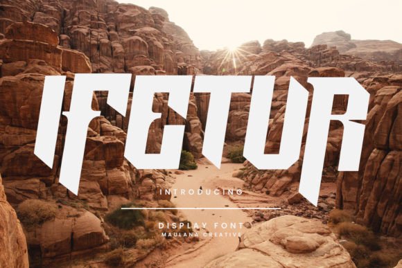 Ifetur: The Creative Display Font for Scroll-Stopping Visuals