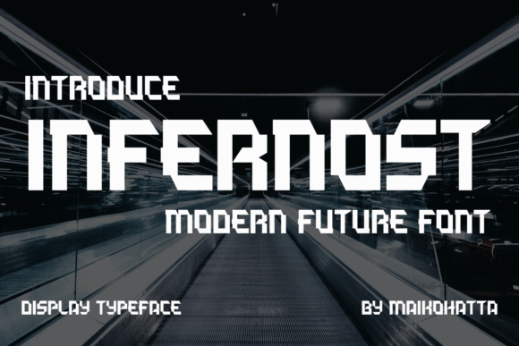 Infernost: The Futuristic Display Font for Modern Brand Identity