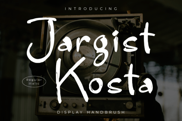 Jargist Kosta: A Handbrush Display Typeface for Bold Branding