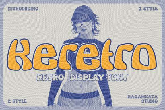 Keretro: The Perfect Display Font for Nostalgic Branding