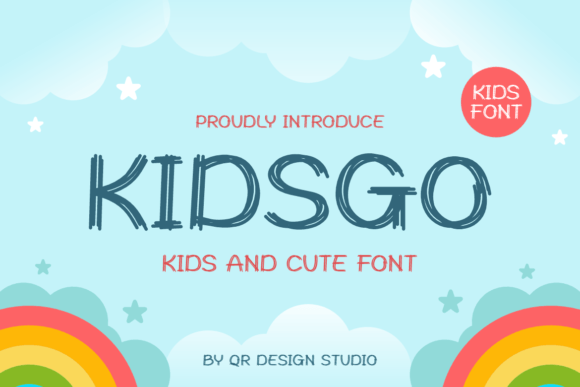 Kidsgo: A Bold Display Typeface for Modern Editorial Design