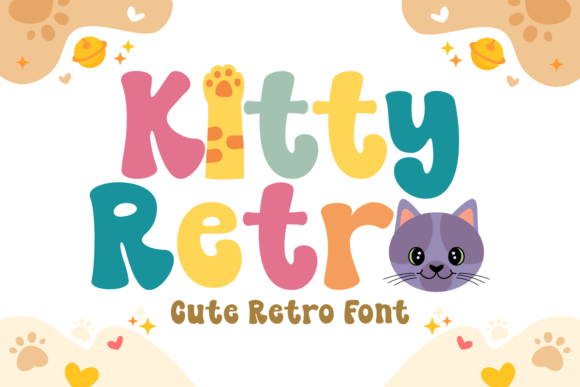 Kitty Retro: The Perfect Display Font for Handmade Labels and Shop Branding