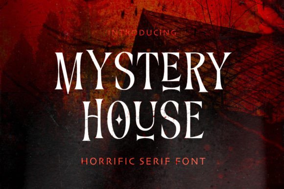 Mystery House: A Serif Display Font for Editorial Design
