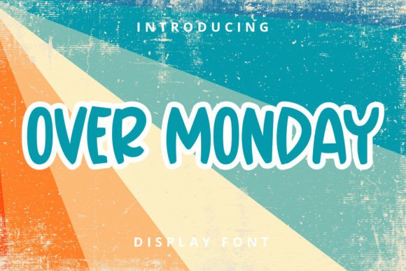 Over Monday: The Display Font That Brings Handmade Products to Life