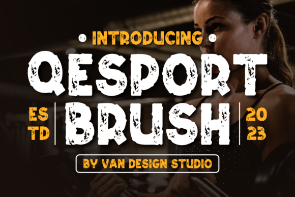 Qesport Brush: A Dynamic Typeface for Modern Editorial Design