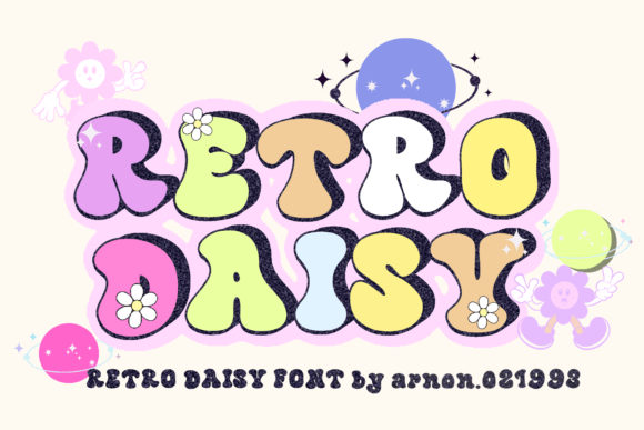 Retro Daisy: The Display Typeface That Brings Joy to Campaigns