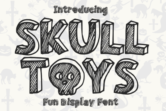 Skull Toys: The Retro Display Typeface That Drives Halloween Campaigns
