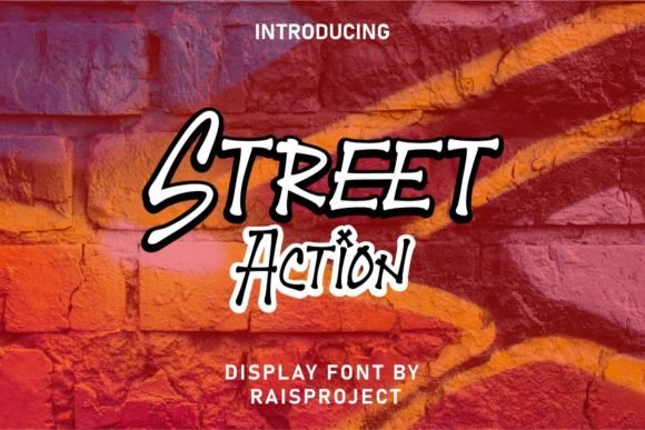 Street Action: The Display Font That Brings Real Energy to Branding