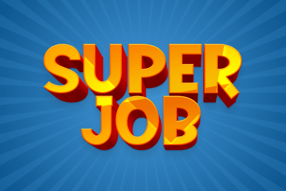 Super Job: The Bold Display Typeface for Impactful Web Design