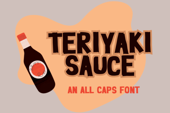 Teriyaki Sauce: The Bold Typeface That Elevates Campaign Visuals