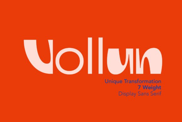 Vollun: The Quirky Display Font That Transformed a Real Brand Identity